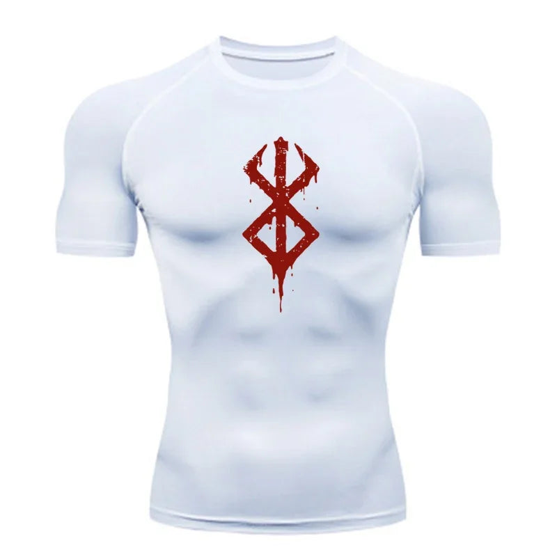 Men's Tops Gym T-shirt Running Fitness Tight Sportswear Short Sleeve Summer Breathable Sports T-shirt
