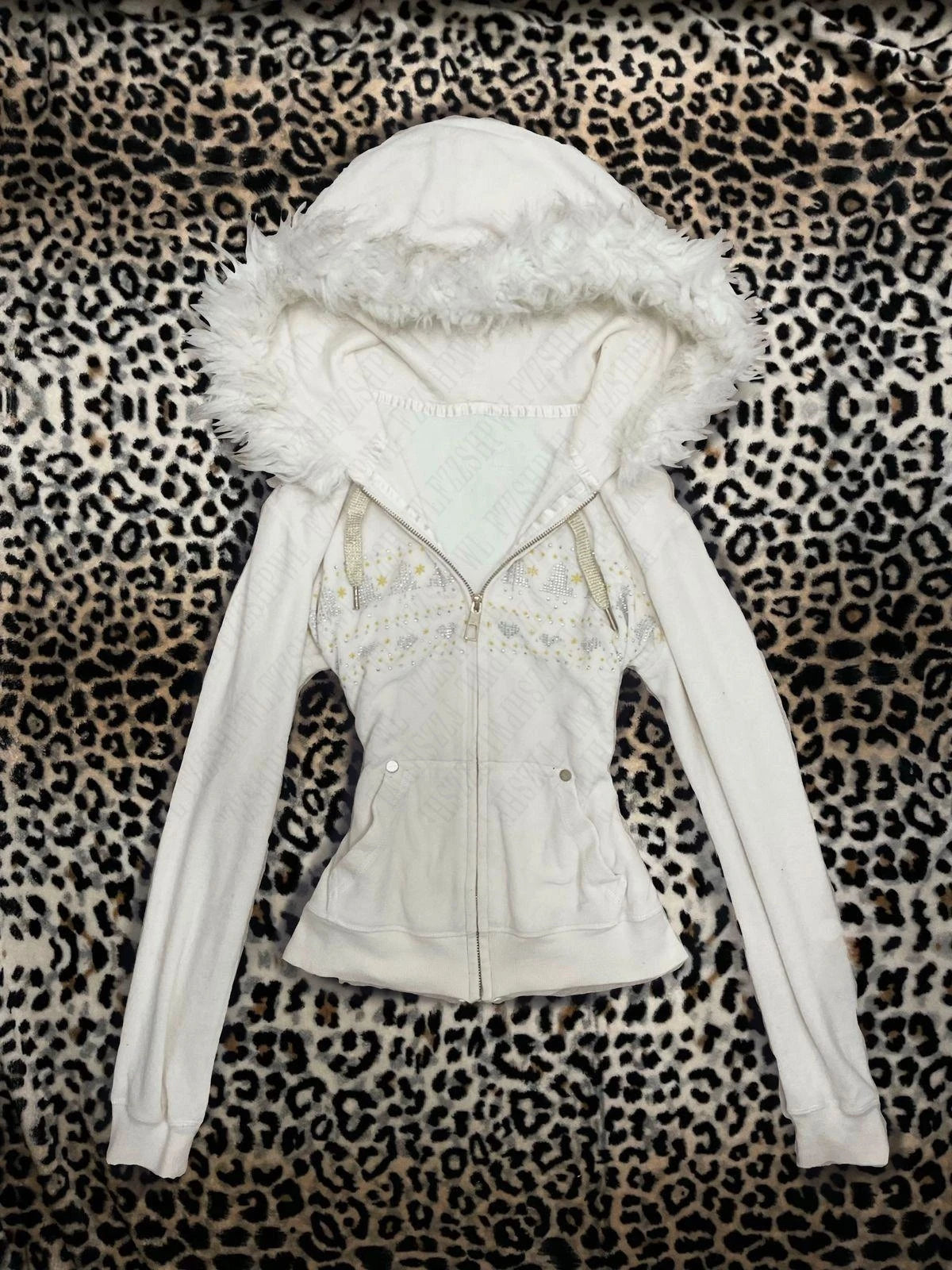 Fashion y2k vintage Millennium Hot Girl Green hooded sweatshirt with a unique design sense, a slimming and form-fitting coat emo