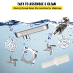 250 Kg/H Electric Meat Mincer Chopper-4