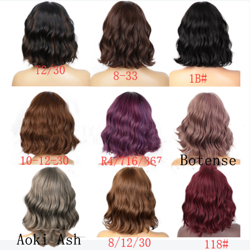 Short Curly Hair Wig Set for Women-4