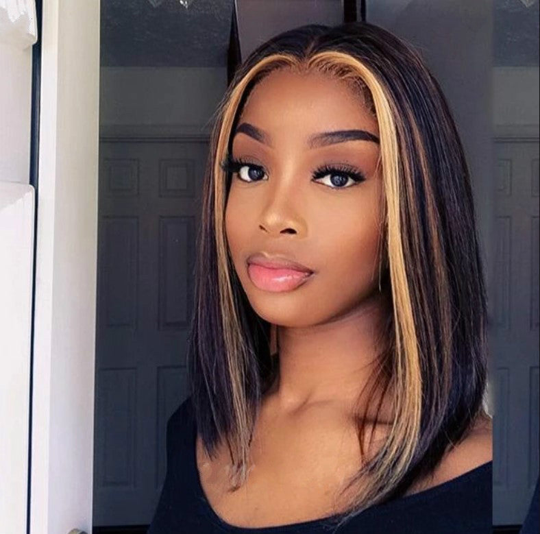 Short Straight Human Hair Wig-3