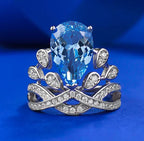 Bague goutte d'eau princesse royale