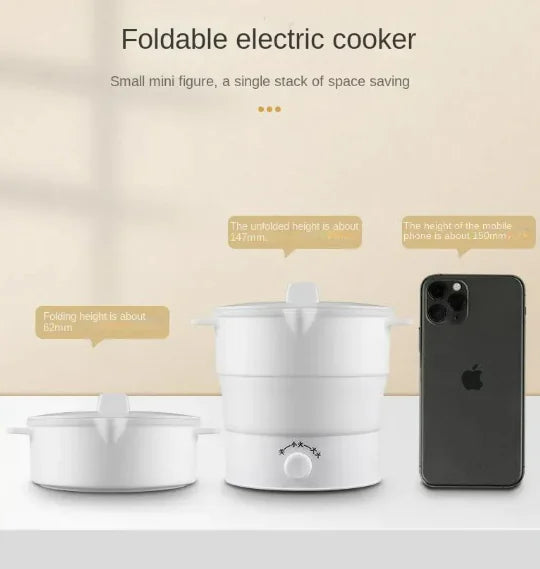 Marmite électrique pliante multifonctions