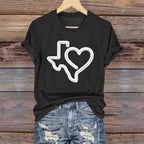 Short Sleeve T-shirt Printed Summer Fashion Tops