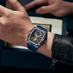 Men's Steel Case Full Hollow Automatic Mechanical Watch