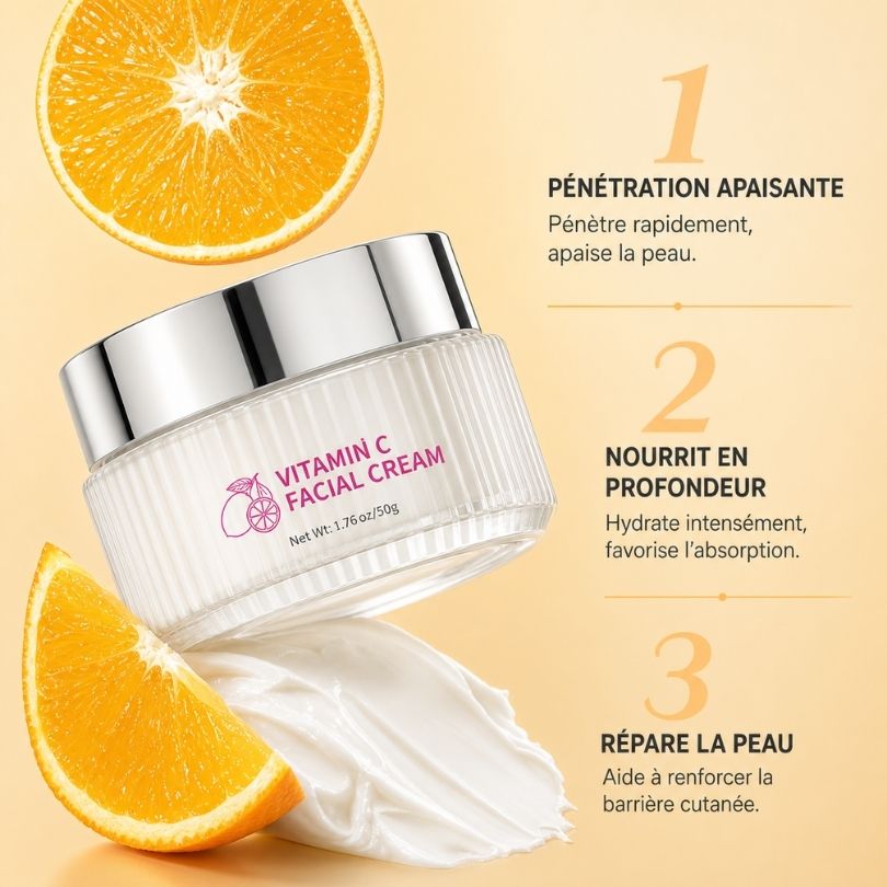 Crème visage à la vitamine C Soin de la peau