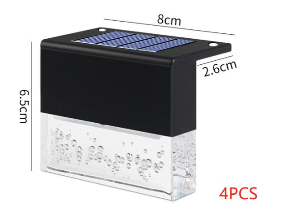 Lampe solaire étanche LED RVB
