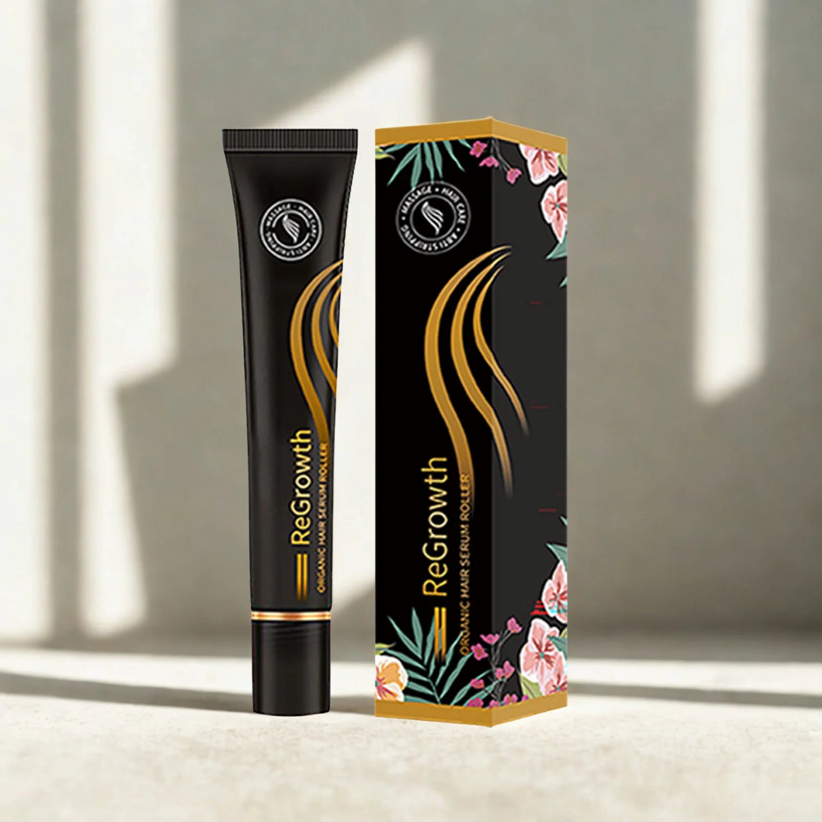 Regrowth Organic Hair Serum Roller Set Hair Care Anti Stripping Liquid Suitable For All Types Of Hair Loss Scalp Nourishing