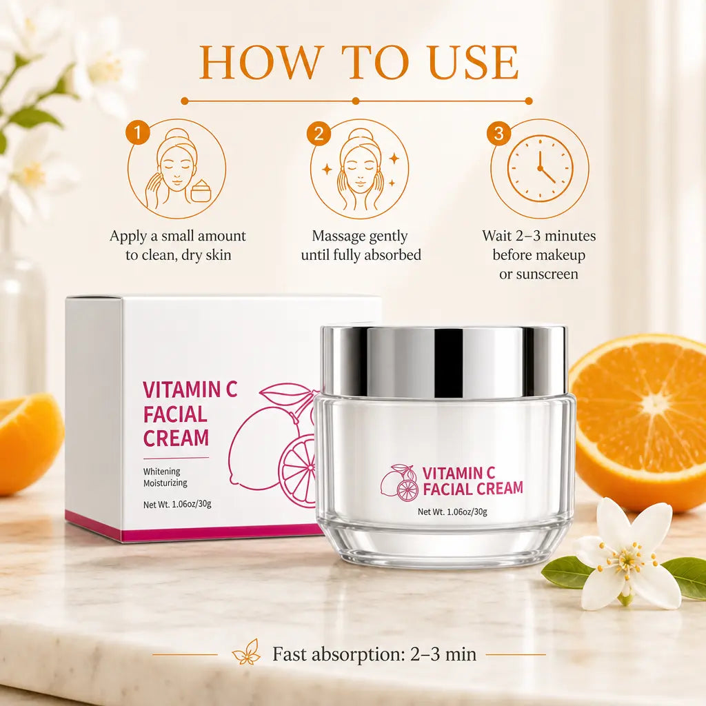Crème Visage à La Vitamine C Soin De La Peau
