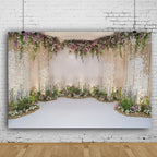 Beautiful Wedding Rose Wall Themed Photography Photographic Background Cloth