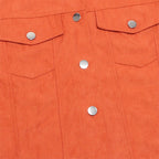 Women'S Corduroy Long Sleeve Jacket - Casual Button-Up Coat with Flap Pockets, Fall & Spring Fashion Outerwear