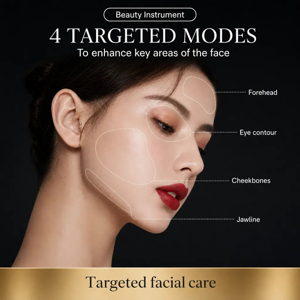 Appareil Lifting Facial Microcourant RF – Lumière Rouge Anti-Âge