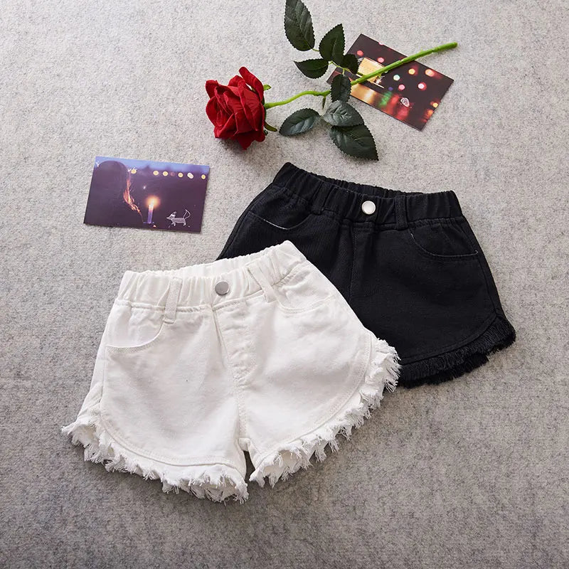 Girls Shorts Summer Children'S Shorts for Kids Tassels Trousers Casual Scanties Beach Shorts Baby Girl Clothes
