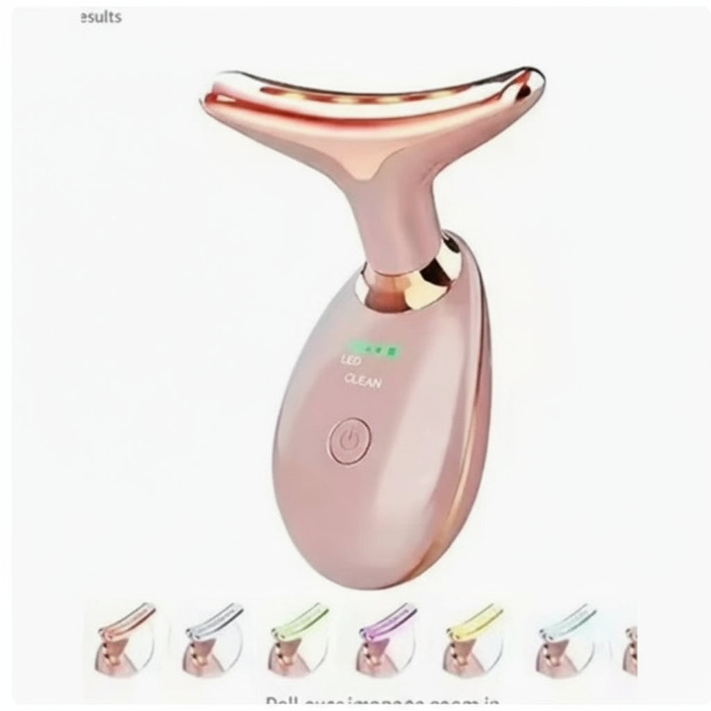 EMS Thermal Neck Lifting And Tighten Massager Electric Microcurrent Wrinkle Remover