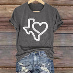 Short Sleeve T-shirt Printed Summer Fashion Tops