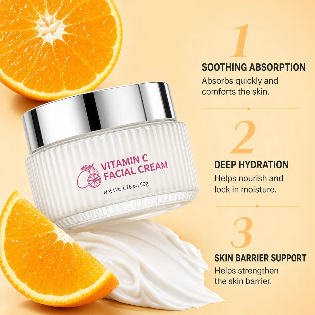 Crème Visage à La Vitamine C Soin De La Peau