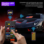 LED eyes for Car, Trucks Programmable – Flexible LED Display for Car Windows & Trucks | Customizable LED Car Sign-1