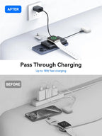 10000Mah Magnetic Wireless Power Bank for Apple Watch /9/8/7/6/5/4/Ultra 2 Iwatch Battery Pack for Iphone 16/15,Galaxy