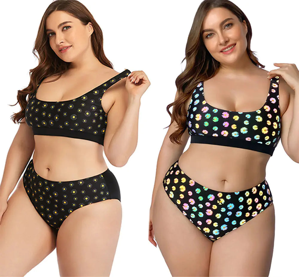 Ligne de Maillot de Bain Fendu Chic Européen
