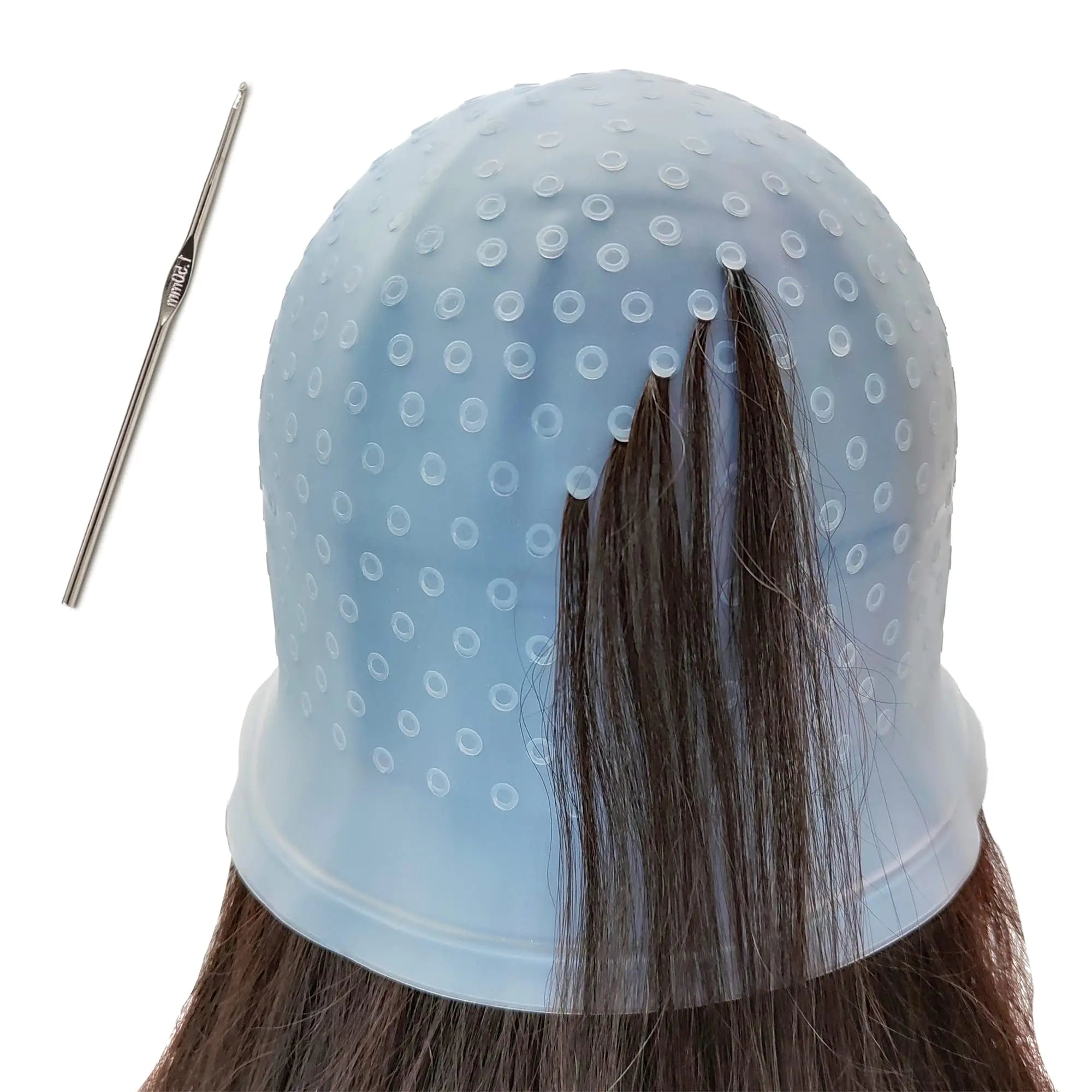 Bonnet de mèches en silicone  pour coloration des cheveux