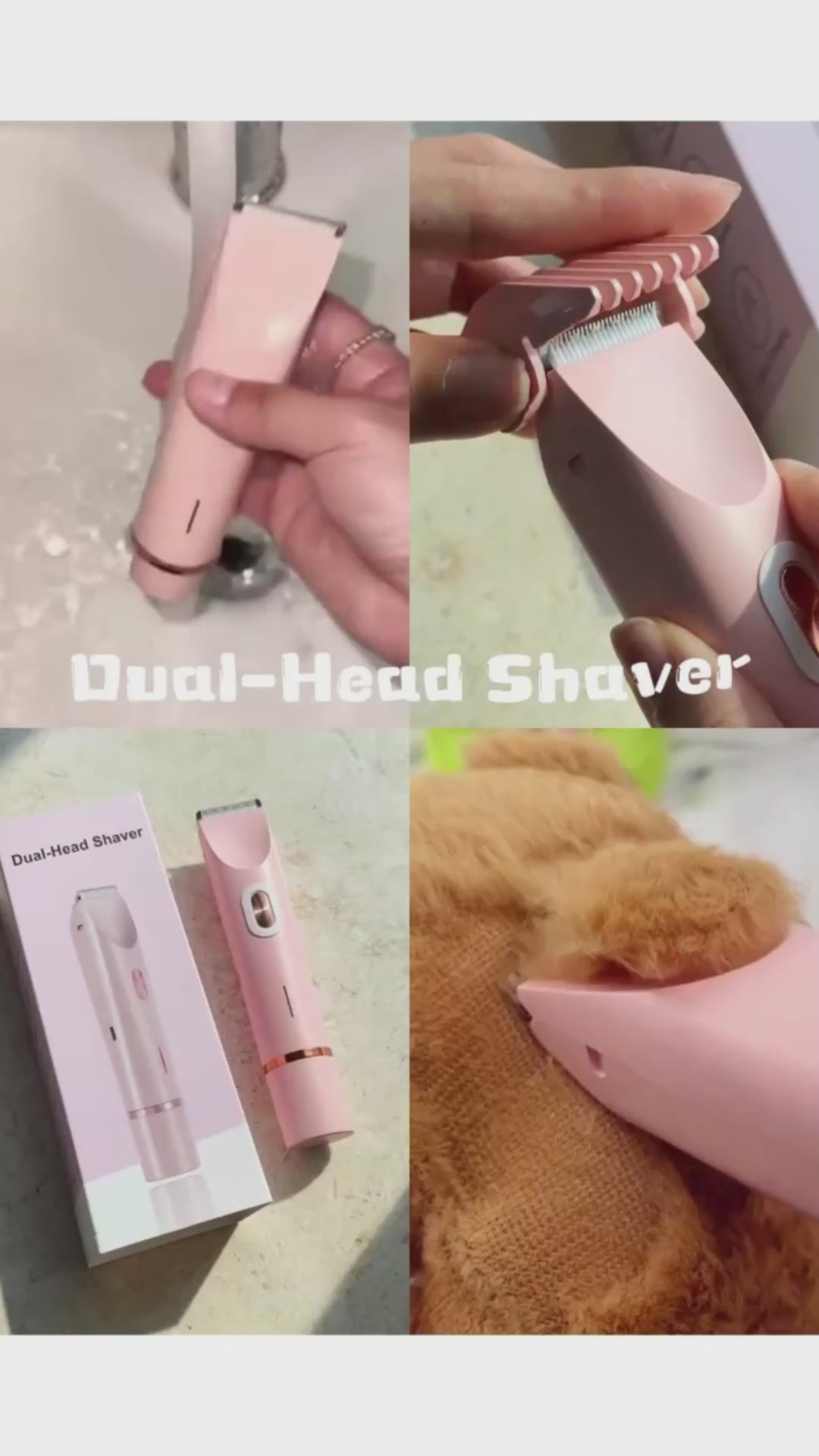 Tondeuse 2 en 1 pour femme