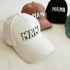 Casquette Mama en Velours Côtelé